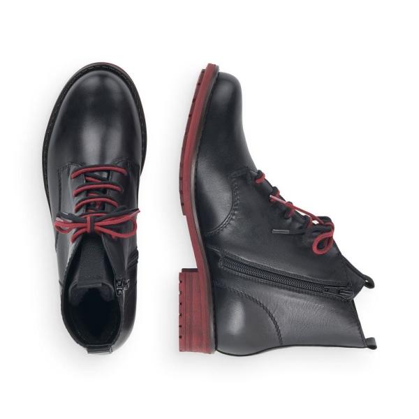 Remonte Stiefelette Weit Lammwolle Reißverschluss R5077 37 | 01 schwarz | 