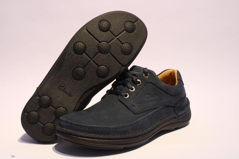Clarks Nature Three Herren Schnürschuh Halbschuh blau 26157450 