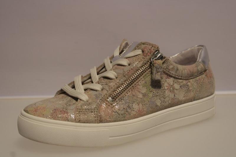 Aco Sneaker Reißverschluß Kim 48 Blumen 520/8178 