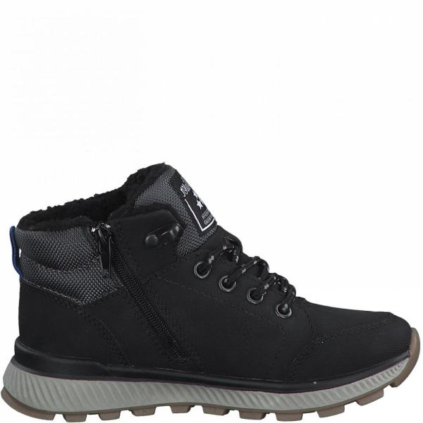 s.Oliver Kinder  Jungen Schnürschuh Halbhoch TEX- Membran schwarz S21 5-5-45100-27 