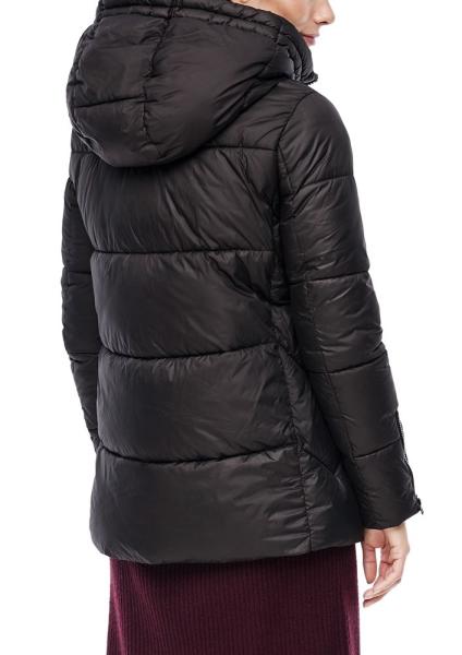 s.Oliver Steppjacke schwarz Kapuze S20 2055220 40 | 9999 black | 