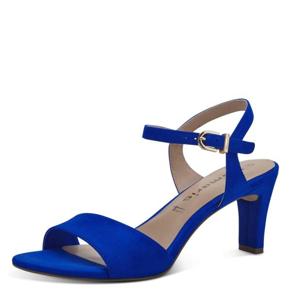 Tamaris Sandalette black, royal blue S13  1-1-28028-20 