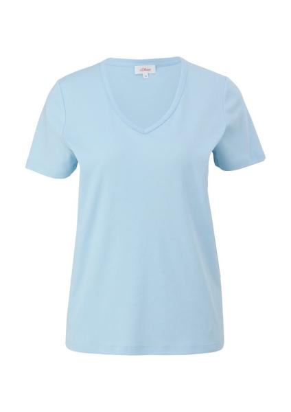 s.Oliver T-Shirt aus Baumwolljersey rosa, blau, grün S13  2135223 
