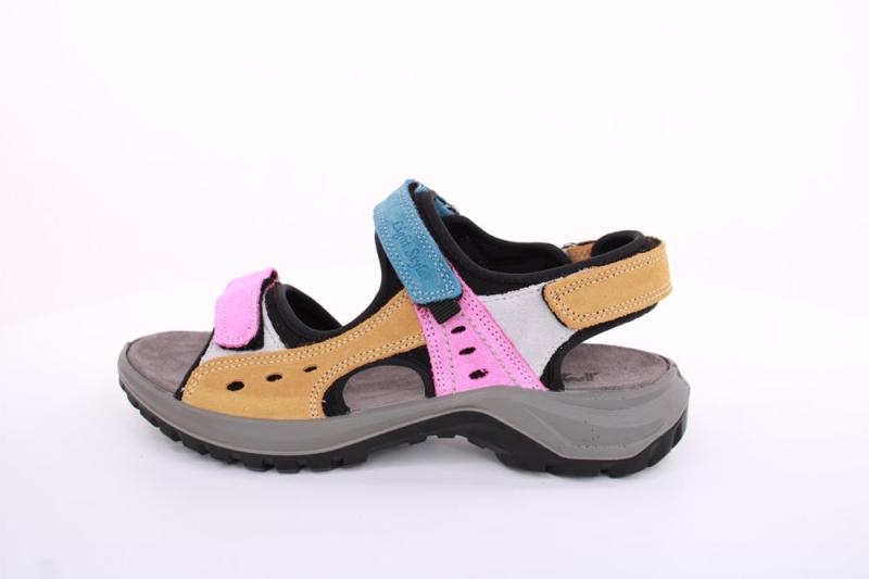 Imac Damen Sandale Trekking Leder mehrfarbig S13 358760 