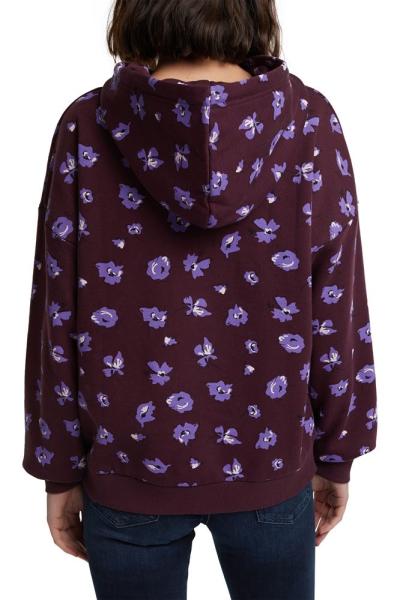 EDC Hoodie 110CC1J308 M | C515 AUBERGINE | 