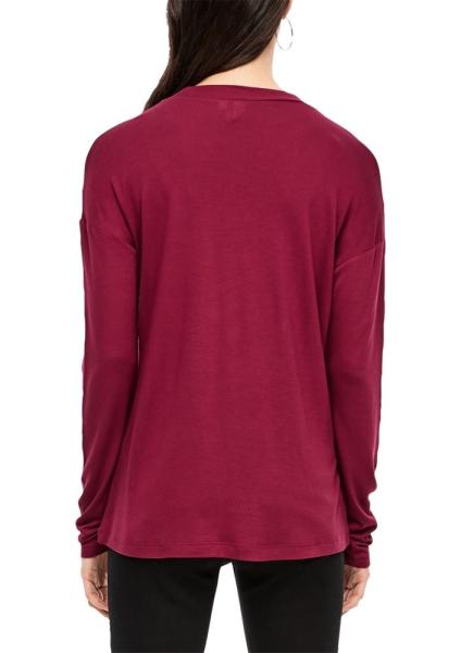 QS designed by Langarmshirt 2005321 XXL | 3930 cabernet | 