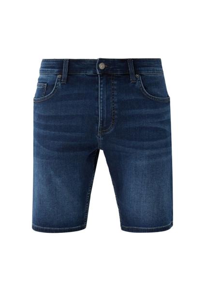 QS designed by Herren Denimshorts mit Waschung S13 2127790 