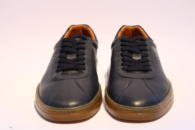 Marc Shoes STELLAN Herren Halbschuh Schnürer Glattleder blau 831402 