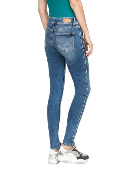 QS designed by Skinny Fit Stretchjeans mit Paspel 2057654 42 | 56Z1 blue stret | L30