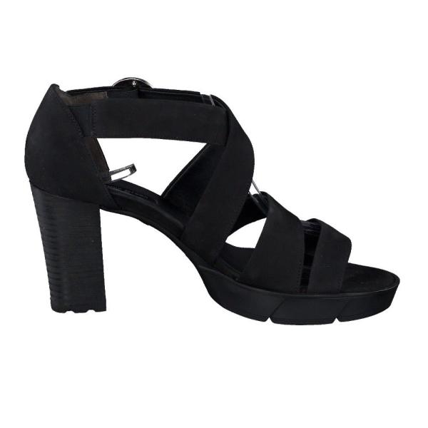 PAUL GREEN Sandalette Leder Schwarz 7942-003 