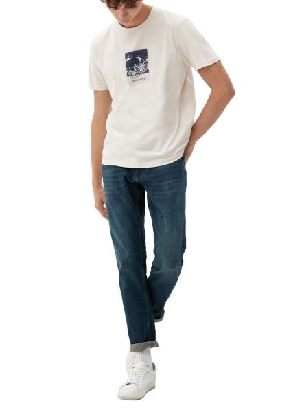 QS designed by Denim im Used-Look dunkel blau S22 2120275 