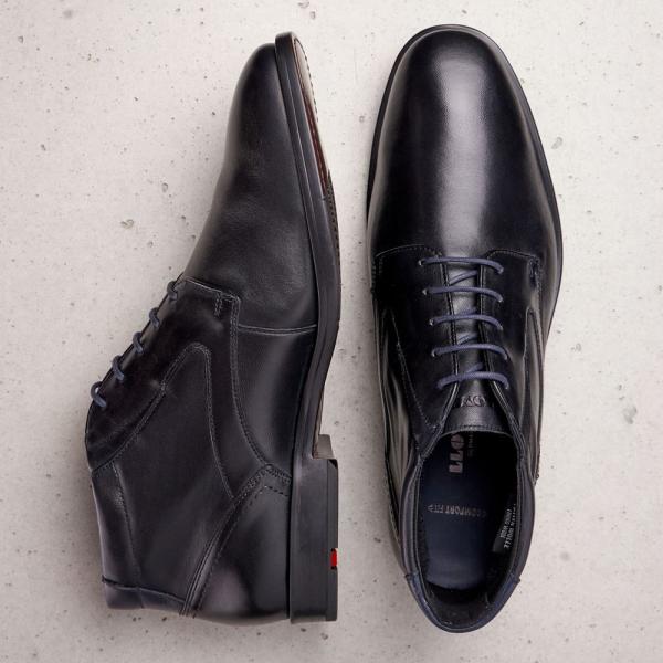LLOYD KANON Stiefelette Glattleder extraweit warm schwarz S21 21-856-11 