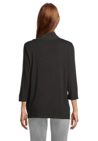 Betty Barclay Blusenshirt 3/4 Arm Wasserfallausschnitt schwarz S21 20472646 