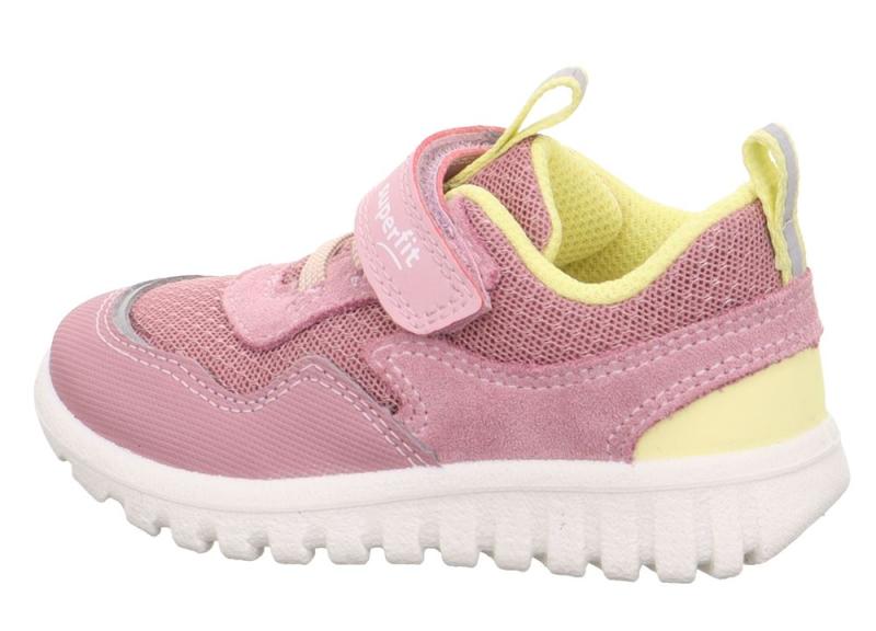 superfit SPORT7 MINI - Rosa/Gelb Sneaker low mit Klettverschluss S13 1-006204-5500 27 | rosa/gelb | 