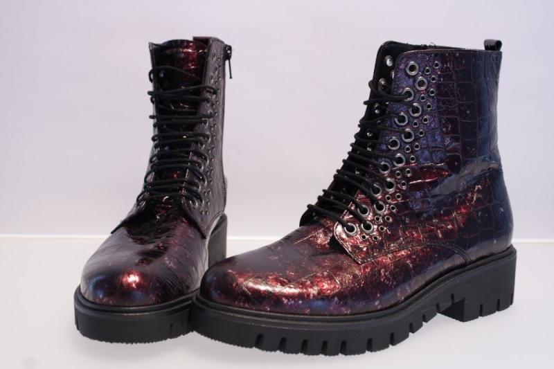Gabor Stiefelette Reptiloptik 32.788.98 5 | bordo | 
