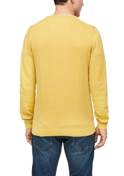 s.Oliver Feinstrick - Pullover in Unicolor 2060979 XXL | 14W7 yellow mel | 
