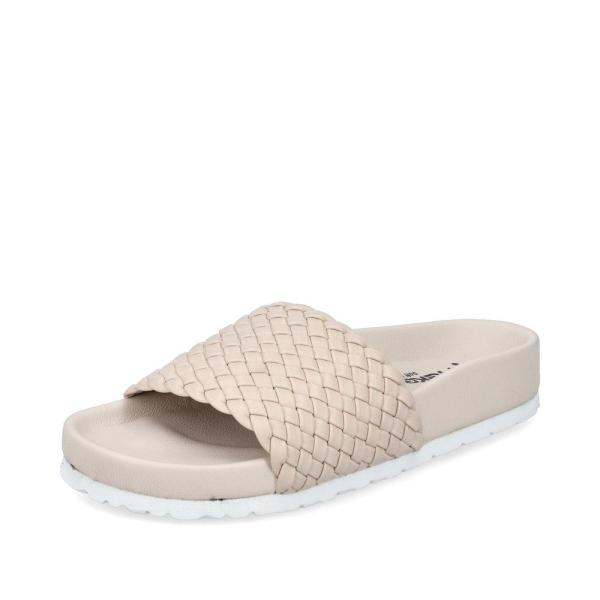 Rieker Damen Pantoletten hellbeige S13 68381-62 