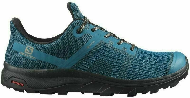 Salomon OUTline Prism GTX Crystal Teal/Black Herren Wanderschuh L41438100 