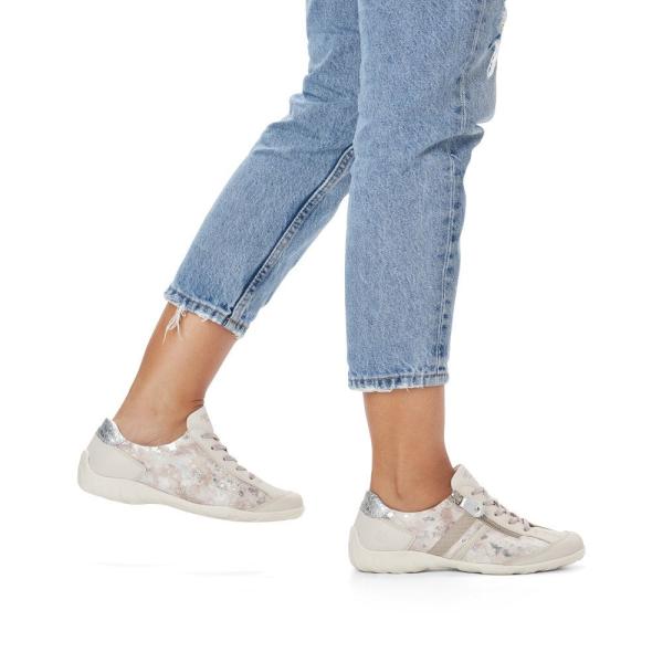 Remonte Damen Schnürschuhe hellbeige S13 R3407-60 