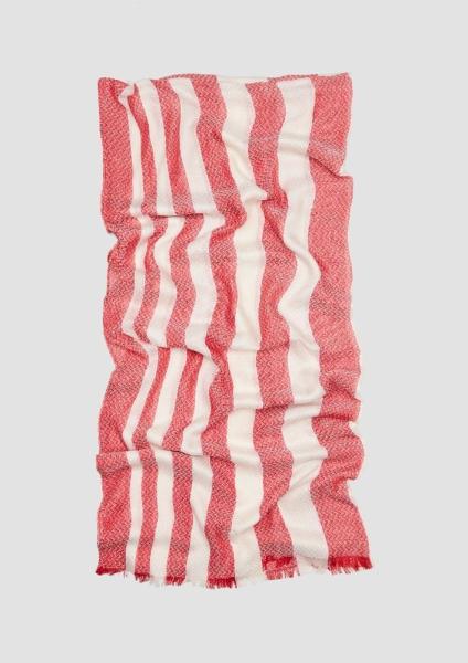 s.Oliver Langschal Fransen gestreift 2064499 OneSize | 31G1 red stripe | 