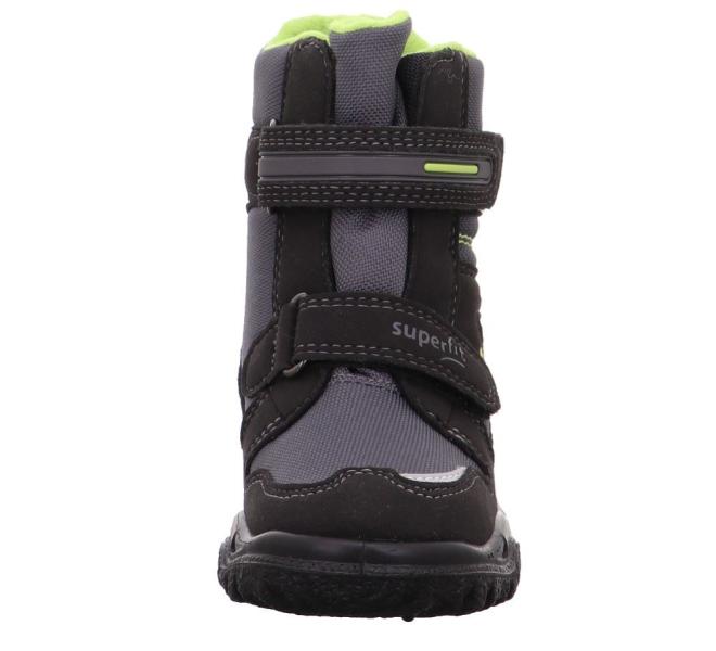 superfit HUSKY SCHWARZ/GRÜN Winterstiefel warm GORETEX wasserdicht 0-809080-0300 