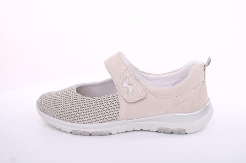 ACO Slipper Riemchneballerina SONIA  braun 857/9179 