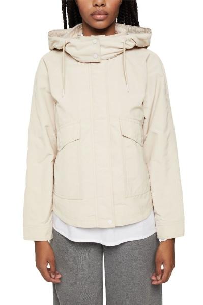 EDC Outdoor Jacke recycelt wasserabweisend beige S12 012CC1G301 