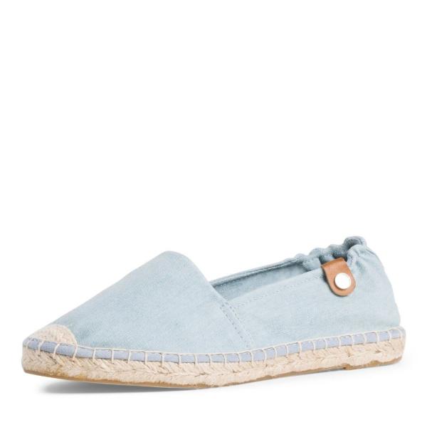 Tamaris Espadrill Slipper blau gestreift 1-1-24605-26 37 | 815 LT.DENIM JE | 