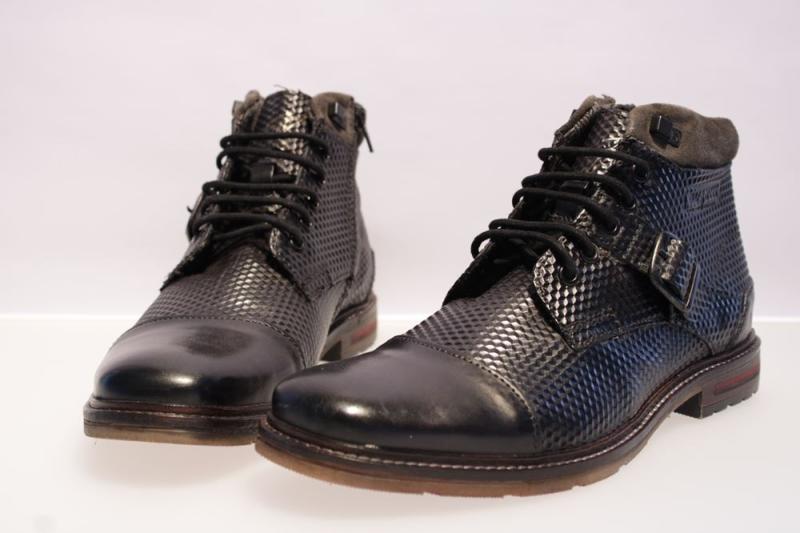 bugatti Schnürstiefelette schwarz 311-60230-100 