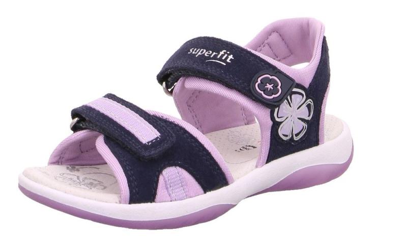Superfit Sunny Sandale Leder 06127 26 | 80 blau/lila | 