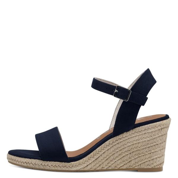 Tamaris Sandalette Keilabsatz navy S13  1-1-28300-20 