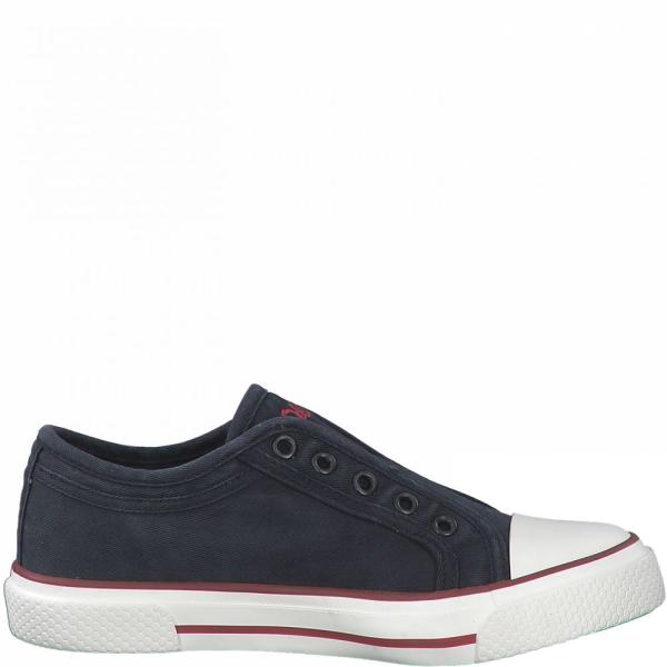s.Oliver Jungen Sneaker low Slipper Schlupschuh blau S12 5-5-44200-28 