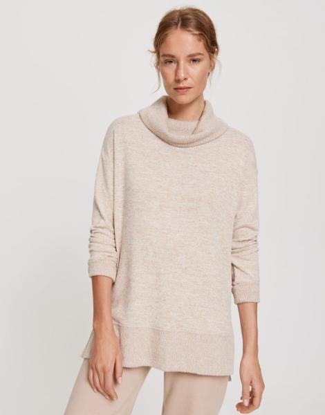 OPUS Rollkragenshirt Samanta beige S21 247685984 