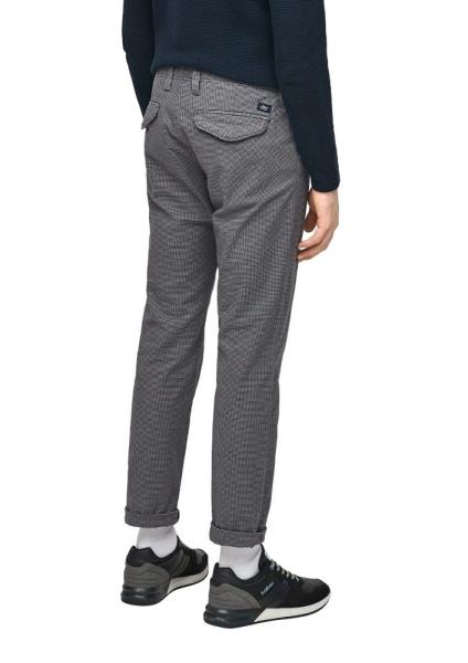s.Oliver Hose Regular Fit mit Pepita Muster 2055872 