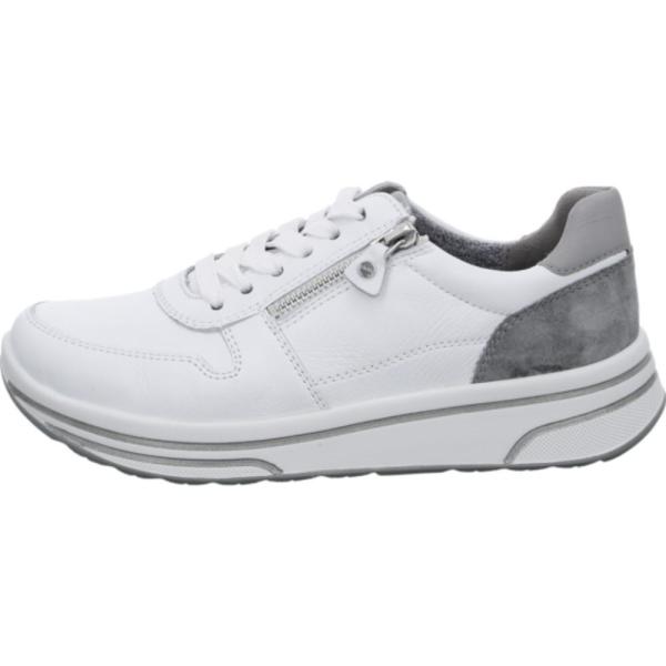ARA SAPPORO Sneaker Reißverschluss Leder weiß 1232440 