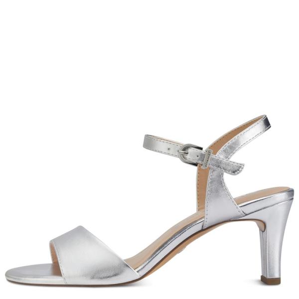 Tamaris Sandalette klassisch weiß silber S13  1-1-28008-20 