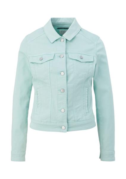 QS designed by Jeansjacke im Slim Fit weiß, lila, grün S13  2127985 