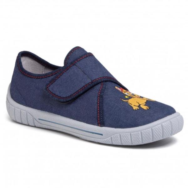 Superfit Bill Hausschuh grau blau 1-000278-8100 