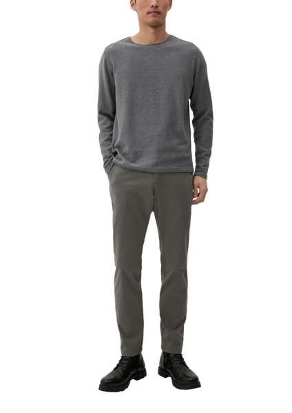 s.Oliver Hose-Chino mit Allover-Druck grau S13  2126059 
