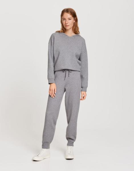 OPUS Strickhose Merio Viskose-Mix Jogger grau S21 247374873 34 | 8072 easy grey | 