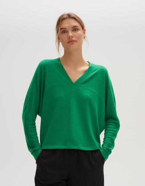 OPUS Shirt Saslo V- Ausschnitt grün S13 10144811123171 40 | 30014 tulip gre | 