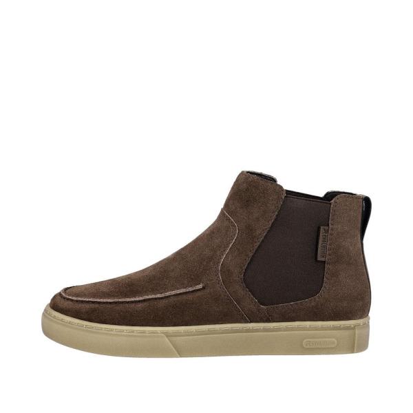 Rieker Evolution Herren Chelsea- Boots Rauleder Wechselfußbett braun S23 U0761-25 