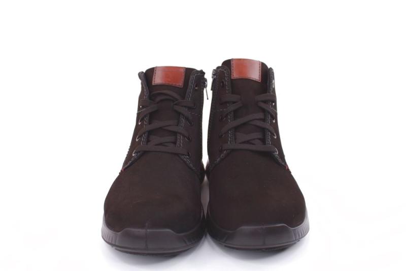 Jomos Herren Stiefelette Leder TEX- Membran Warmfutter Comfortweite H schwarz S22 326901 