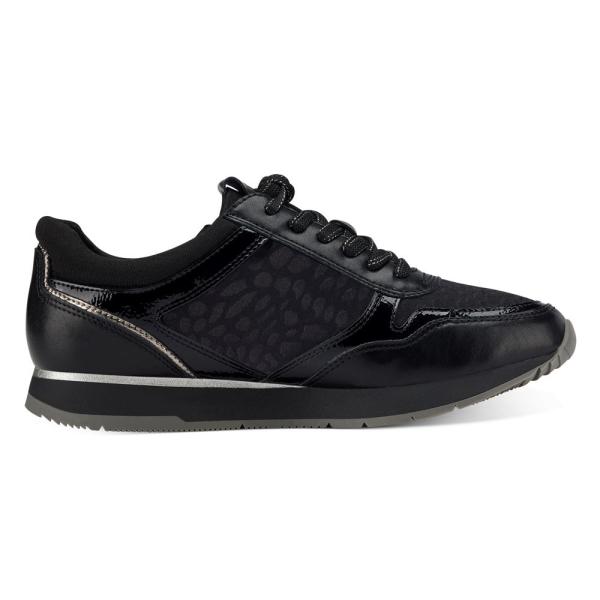 Tamaris Sneaker Schnürschuh Wechselfußbett schwarz S13 1-1-23603-20 