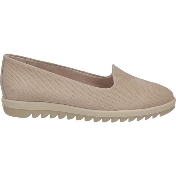 Paul Green ROYAL NUBUK ANTELOPE PERF Super Soft Slipper Loafer beige S12 2923-031 