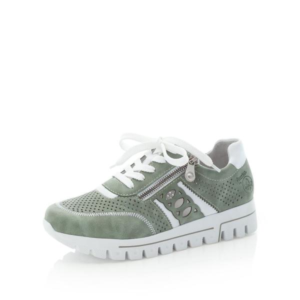 Rieker Sneaker Schnürer grün mint  L2807-52 