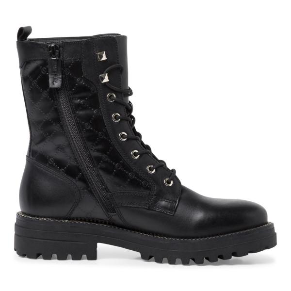 Tamaris Schnürboots, Schnürstiefelette Logo- Prägung TOUCHit-Fußbett  schwarz S22 1-1-25224-29 