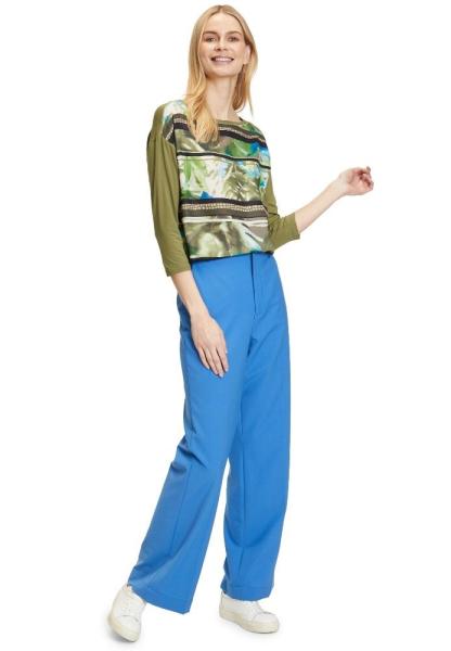 Betty Barclay Blusenshirt 3/4 Arm U - Boot Floral khaki S12 22462989 