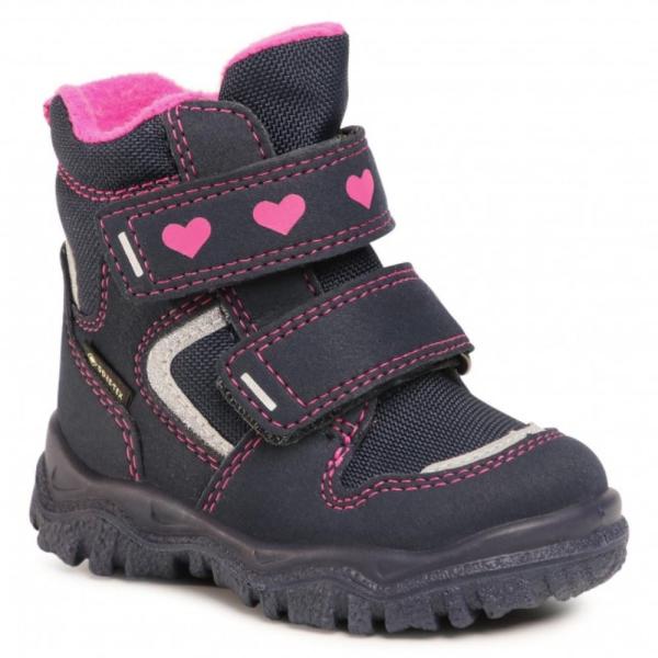 superfit HUSKY1 BLAUROSA warm Stiefel GoreTex  wasserdicht 1-000045-8000 