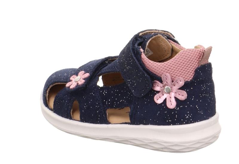 Legero Sandale mit Klettverschluss BUMBLEBEE - blau/rosa S13  1-000388-8000 